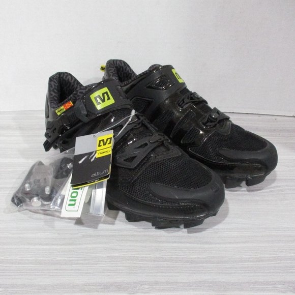 NWT! MAVIC FURY 12 CYCLING SHOES. BLACK. MEN'S SIZE 8/WOMEN'S SIZE 9 - Picture 1 of 16